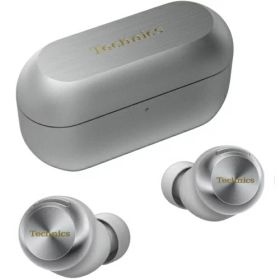 【長期保証付】Technics テクニクス EAH-AZ100-S シルバー 完全ワイヤレスイヤホン Bluetooth5.3 IPX4 磁性流体ドライバー搭載 EAHAZ100S