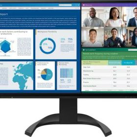 EIZO(エイゾー) EV2740X-BK 液晶ディスプレイ 27型/3840×2160/USB Type-C、DisplayPort、HDMI×2/ブラック/スピーカー：あり