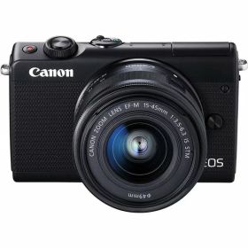 【中古】キヤノン Canon EOS M100 ブラック EF-M15-45 IS STM レンズキット ブラック EOSM100BK1545ISSTMLK カメラ 中古 人気 おすすめ 高画質