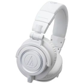 【エントリーで最大全額ポイント還元｜8/11まで】 オーディオテクニカ｜audio-technica ヘッドホン ATH-M50X WH ホワイト [オーバーヘッド型 /φ3.5mm ミニプラグ][ATHM50XWH]【rb_cpn】