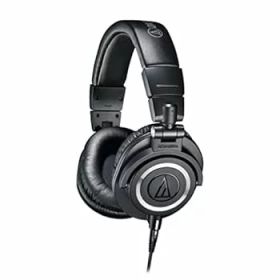 【中古】【39shop】オーディオテクニカ★ATH-M50x プロフェッショナルモニターヘッドホン 有線 DTM レコーディング ミックス マスタリング DJ 宅録 国内正規品ブラッ(非常に良い)
