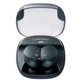 audio-technica ATH-CKS50TW2 BK 完全ワイヤレスイヤホン bluetooth マグネティックスイッチ機能 最大約65時間再生 IP55 防水防塵 マルチポイント対応 置き忘れアラート ヒアスルー 低遅延モード 急速充