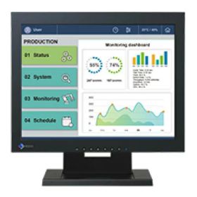 EIZO(エイゾー) FDX1502T-AACTBK 38cm（15.0）型タッチパネル装着カラー液晶モニター DuraVision FDX1502T-AACT ブラック