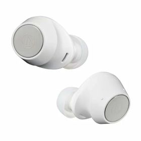 オーディオテクニカ ATH-CKS30TW WH ワイヤレスイヤホン bluetooth 完全ワイヤレスイヤホン/重低音 / IP55 防水防塵規格/マルチポイント対応/小型軽量 / 最大約20時間再生 / アプリ対応/ヒアスルー/低遅延モード A