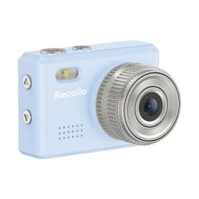 アイアールティー IRT-RCL01BL ブルー Recollo 100万画素レトロミニデジタルカメラ わずか18g手のひらサイズ 写真・動画・録音・WEBカメラ IRTRCL01BL