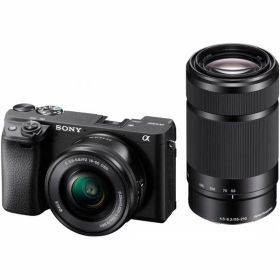 【中古】ソニー SONY ミラーレス一眼 α6400 ブラック ダブルズームレンズキット ブラック ILCE-6400Y B カメラ 中古 人気 おすすめ 高画質