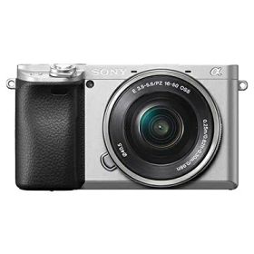 【中古】 ソニー(SONY) APS-C ミラーレス一眼カメラ α6400 パワーズームレンズキット(同梱レンズ:SELP1650) シルバー ILCE-6400L S