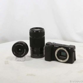 【中古】SONY(ソニー) α6400 ILCE-6400Y ダブルズームレンズキット ブラック 【305-ud】