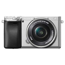【中古】(非常に良い)SONY(ソニー) APS-C ミラーレス一眼カメラ α6400 パワーズームレンズキット(同梱レンズ:SELP1650) シルバー ILCE-6400L S