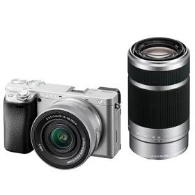 SONY ソニー ILCE-6400X（S）シルバー α6400 ダブルズームレンズキット デジタル一眼カメラ