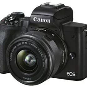 ★キヤノン / CANON EOS Kiss M2 ダブルズームキット [ブラック]【デジタル一眼カメラ】【送料無料】