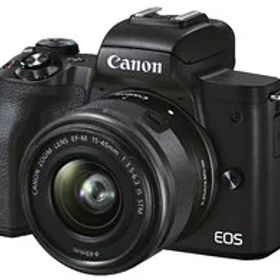 ★キヤノン / CANON EOS Kiss M2 ダブルズームキット [ブラック]【デジタル一眼カメラ】【送料無料】