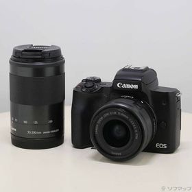 【中古】Canon(キヤノン) EOS Kiss M2 ダブルズームキット ブラック 【295-ud】