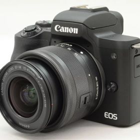 【中古】Canon EOS Kiss M2 ダブルズームキット ブラック