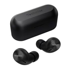 【中古】テクニクス ワイヤレスイヤホン EAH-AZ40M2-K ブラック bluetooth ノイズキャンセリング 3台マルチポイント IPX4 LDAC対応 ハイレゾ音質再生 アプリ対応