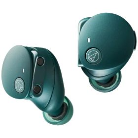 【エントリーで最大全額ポイント還元｜8/11まで】 オーディオテクニカ｜audio-technica 完全ワイヤレスイヤホン グリーン ATH-CKS50TW2GR [ワイヤレス(左右分離) /カナル型 /ノイズキャンセリング対応 /Bluetooth対応]【rb_makerA】