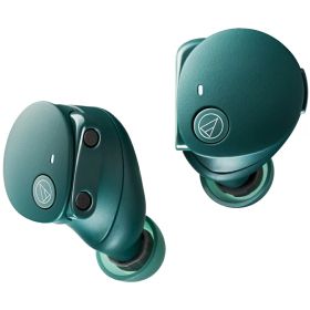 オーディオテクニカ ノイズキャンセリング機能搭載 完全ワイヤレスBluetoothイヤホン（グリーン） ATH-CKS50TW2-GR audio-technica SOLID BASS