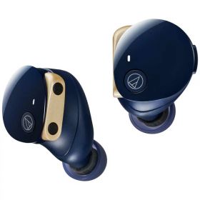 オーディオテクニカ 完全ワイヤレスイヤホン ［ワイヤレス / カナル型 / ノイズキャンセリング対応 / Bluetooth対応］ ミッドナイトブルー ATH-CKS50TW2 BL