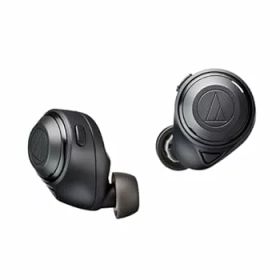【中古】オーディオテクニカ ATH-CKS50TW BK ワイヤレスイヤホン bluetooth / ワイヤレスイヤホン ノイズキャンセリング 重低音 / 最大約50時間再生 /イ