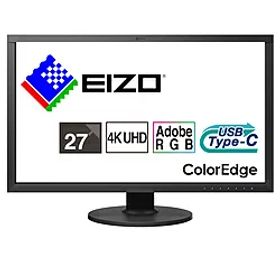 EIZO(エイゾー) USB-C接続 PCモニター ColorEdge ブラック CS2740-ZBK ［26.9型 /4K(3840×2160） /ワイド /61Hz］ CS2740ZBK