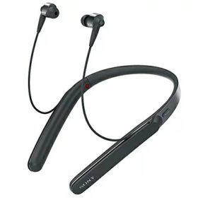 【中古】 ソニー ワイヤレスノイズキャンセリングイヤホン WI-1000X : Bluetooth/ Amazon Alexa搭載 /ハイレゾ対応 最大10時間連続再生 カナル型 マイク付き 2017年モデル 360 Reality Audio認定モデル ブラック WI-1000X B