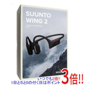 スント ワイヤレスイヤホン 骨伝導 SUUNTO WING 2 SS051259000 Black