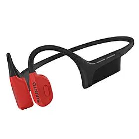 SUUNTO ウイング ブルートゥース 耳かけ型 骨伝導イヤホン【日本正規品】※モバイルバッテリー付属 SUUNTO ブラック＆レッド SS050944000 ［骨伝導型 /Bluetooth対応］ SUUNTOWING