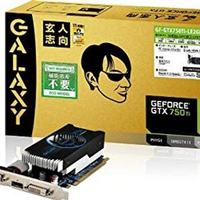 【中古】玄人志向 グラフィックボード NVIDIA GeForce GTX750Ti PCI-Ex16 LowProfile 2GB 補助電源なし GF-GTX750TI-LE2GHD 9jupf8b
