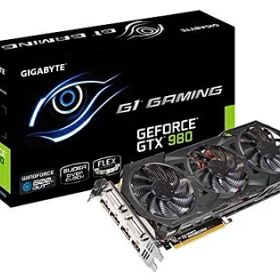 【中古】 Gigabyte GV-N980G1 GAMING-4GD G1 Gaming, GeForce GTX 980, 4GB GDDR5 PCiE Video Graphics Card by Gigabyte [並行輸入品]