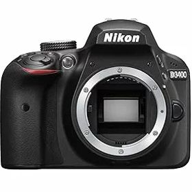 【中古】【39shop】Nikon★デジタル一眼レフカメラ D3400 ボディー ブラック D3400BK（非常に良い）