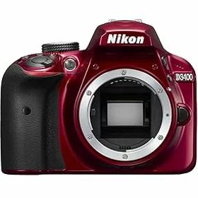 【中古】【39shop】Nikon★デジタル一眼レフカメラ D3400 ボディー レッド D3400RD(非常に良い)