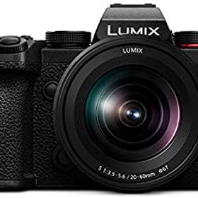 【中古】 パナソニック フルサイズ ミラーレス一眼カメラ ルミックス S5 標準ズームレンズキット 小型 軽量モデル ブラック DC-S5K-K