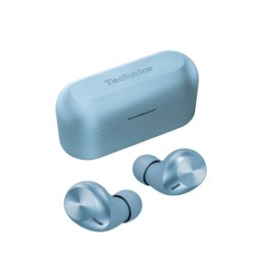 テクニクス Technics ワイヤレスイヤホン EAH-AZ40M2-A モデレートブルー bluetooth ノイズキャンセリング 3台マルチポイント IPX4 LDAC対応 ハイレゾ音質再生 アプリ対応