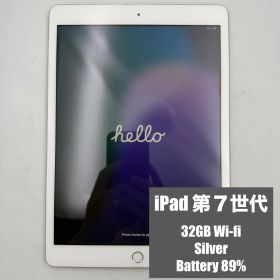 【バッテリー89%】iPad 第7世代 10.2インチ Wi-Fi 32GB シルバー【14】