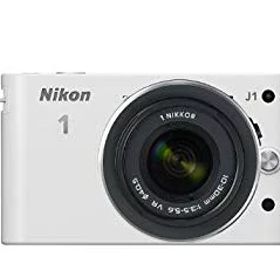 【中古】【非常に良い】Nikon ミラーレス一眼カメラ Nikon 1 (ニコンワン) J1 (ジェイワン) 標準ズームレンズキット ホワイトN1 J1HLK WH g6bh9ry