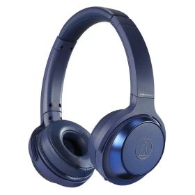 オーディオテクニカ ワイヤレスヘッドフォン SOLIDBASS シリーズ ブルー ATH-WS330BT BL [ATHWS330BTBL]【RNH】