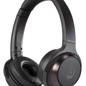 【中古】（新古品・未使用品） オーディオテクニカ ATH-WS330BT BK ワイヤレスヘッドホン bluetooth 重低音 SOLID BASS 最大70時間再生 ブラック ATHーWS330BT BK