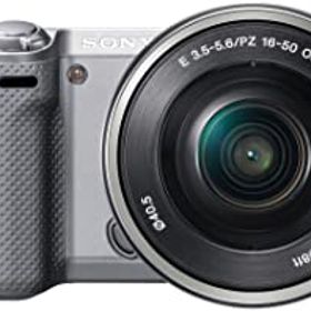 【中古】SONY ミラーレス一眼 NEX-5T パワーズームレンズキット シルバー NEX-5TL-S