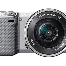 【中古】【39shop】SONY★ミラーレス一眼 NEX-5T パワーズームレンズキット シルバー NEX-5TL-S（非常に良い）