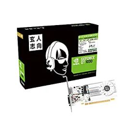 【中古】「未使用品」玄人志向 NVIDIA GeForce GT 1030 搭載 グラフィックボード 2GB シングルファンモデル GF-GT1030-E2GB/LP/D5