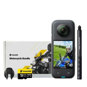Insta360 X3バイク撮影キット-1/2インチ 48MPセンサー搭載の防水360度アクションカメラ 、5.7K 360度アクティブHDR動画、 72MP 360度写真、 4Kシングルレンズ、60fps