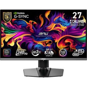 MPG 272URX QD-OLED 26.5インチ 4K ゲーミングモニター 240Hz 0.03ms(GTG)
