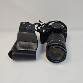 ジャンクCanon EOS Kiss Digital N 本体 レンズ ストロボ