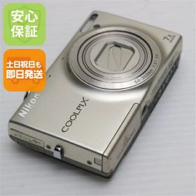 【中古】 美品 COOLPIX S6100 シャンパンシルバー 安心保証 即日発送 デジカメ Nikon デジタルカメラ 本体 土日祝発送OK