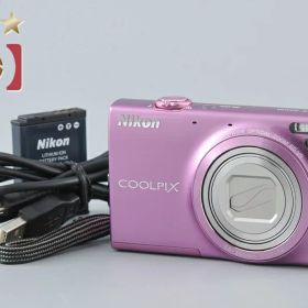 【中古】Nikon ニコン COOLPIX S6100 グロスピンク コンパクトデジタルカメラ
