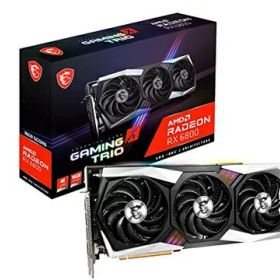 【中古】 MSI Radeon RX 6800 GAMING X TRIO 16G グラフィックスボード VD7459