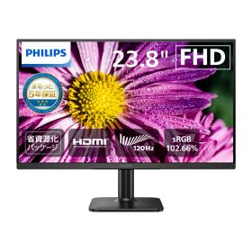 PHILIPS フィリップス 24E2N2100/11 IPSパネル採用 フルHD対応23.8型ワイド液晶ディスプレイ 5年間フル保証 ブラック 単品購入のみ可（同一商品であれば複数購入可） クレジットカード決済 代金引換決済のみ