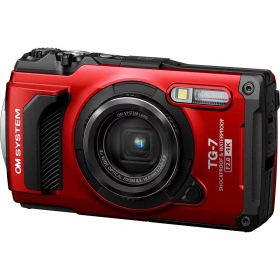 OM SYSTEM デジタルカメラ「Tough TG-7」（レッド） TG-7-RED