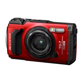[新品]OM SYSTEM オーエムシステム コンパクトデジタルカメラ Tough TG-7 レッド（キャンペーン対象商品）