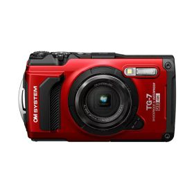 OM SYSTEM デジタルカメラ Tough TG-7 レッド 1台 デジカメ カメラ 写真 PC パソコン 周辺機器 家電 AV OA デジタル家電(メーカー直送)